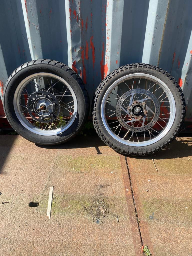 Velgenset  BMW F650GS (2001-2007) met banden, Motoren, Ophalen of Verzenden, Gebruikt