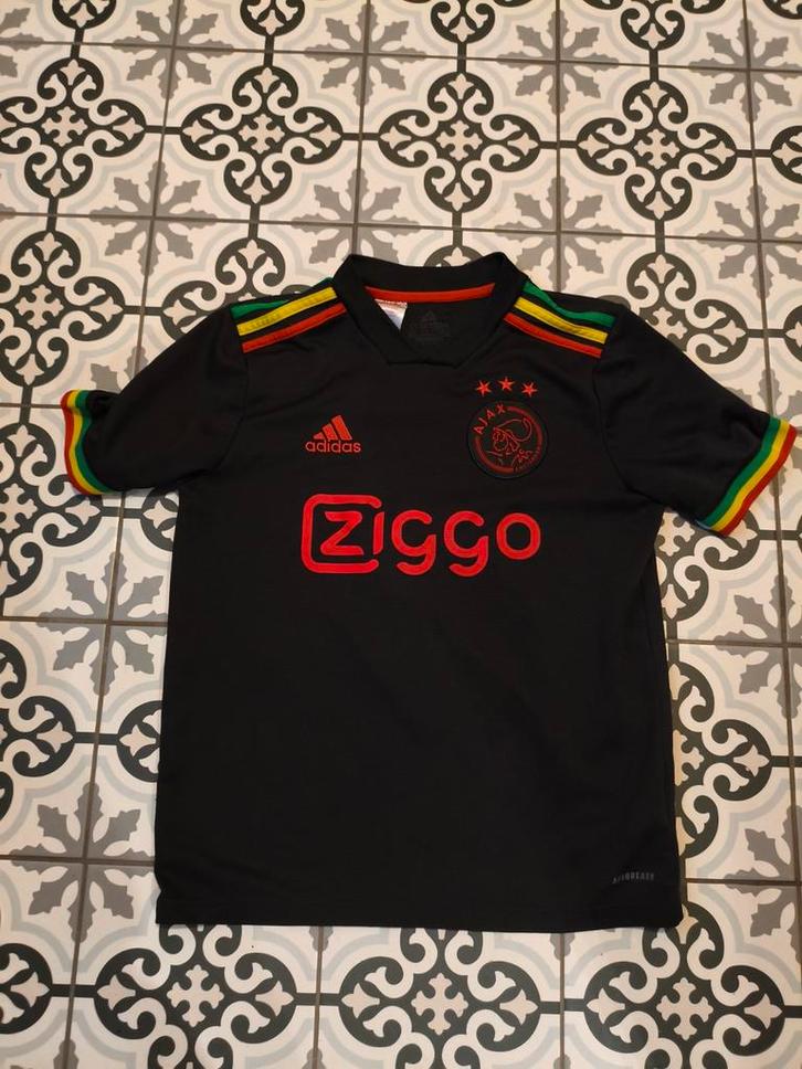 Ajax Marley Three Little Birds Voetbal shirt maat 164 Adidas, Kinderen en Baby's, Kinderkleding | Maat 164, Zo goed als nieuw