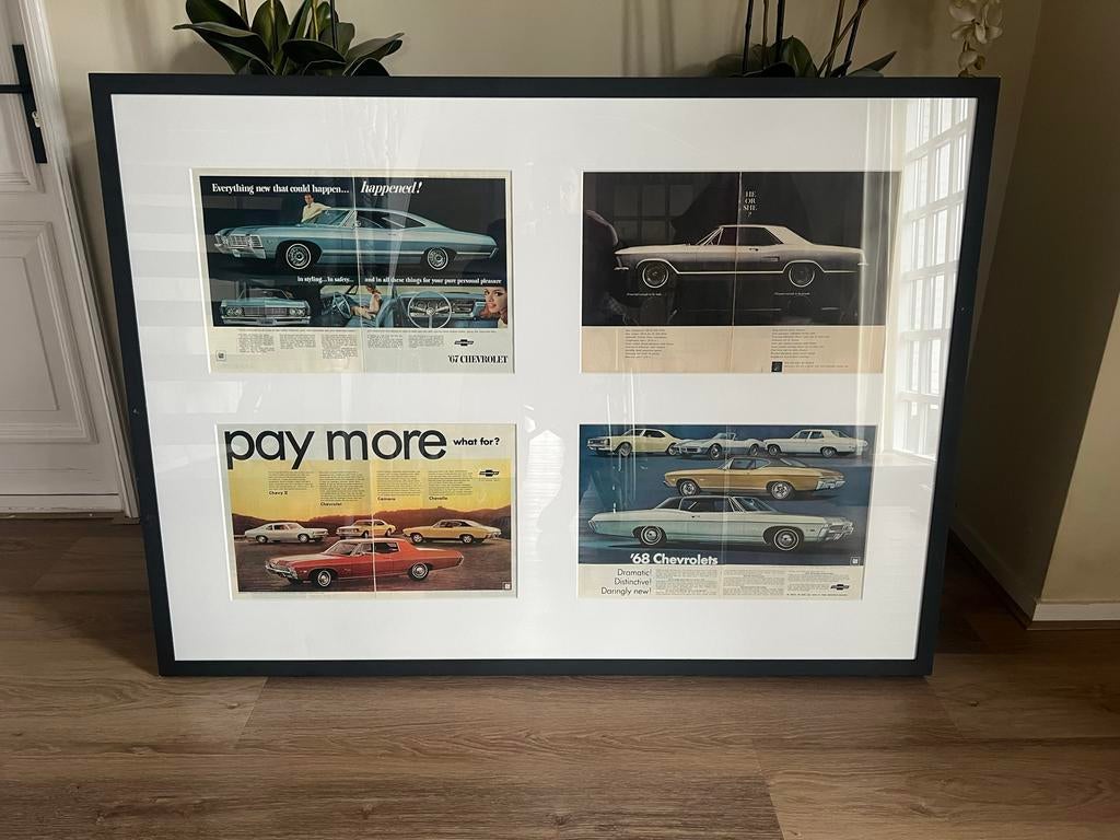 Vintage Auto Advertenties Lijst - Chevrolet & Buick, Ophalen, Gelezen, Chevrolet