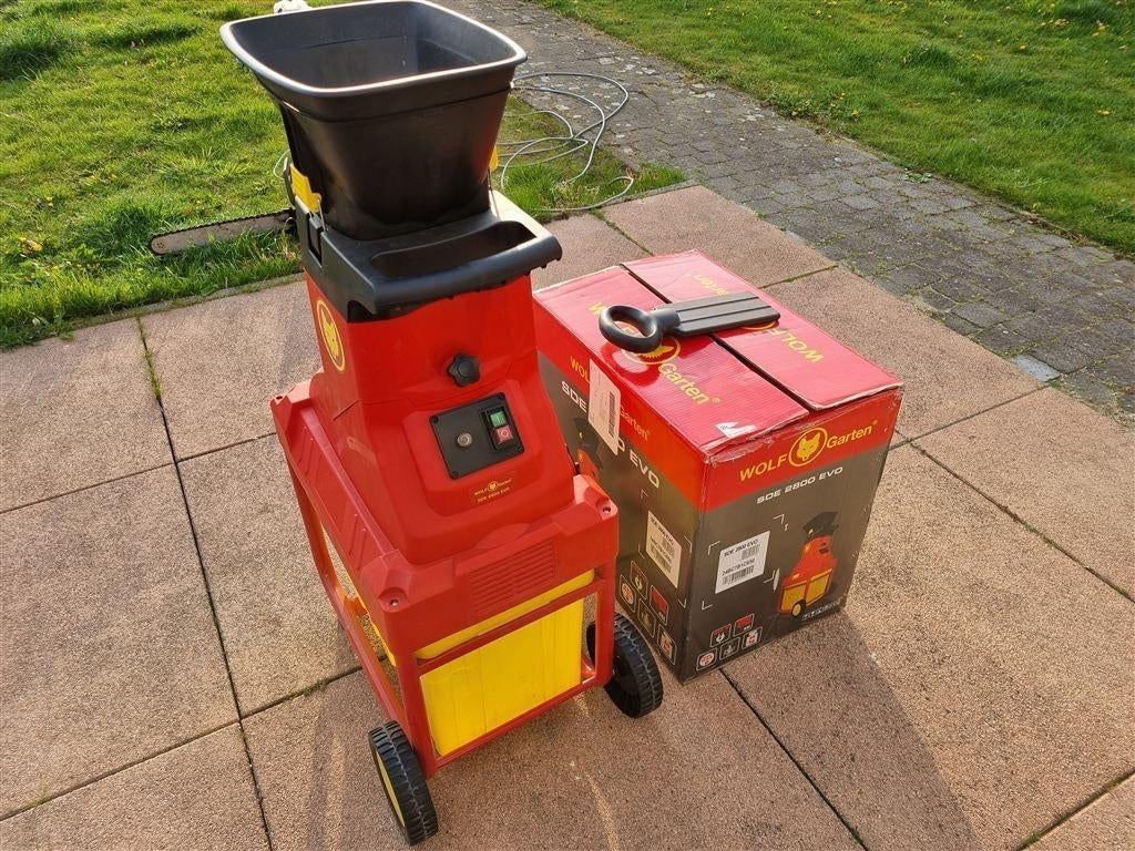 Wolf Garten universele hakselaar SDE 2800 EVO, Ophalen, Zo goed als nieuw, Elektrisch, Met opvangbak