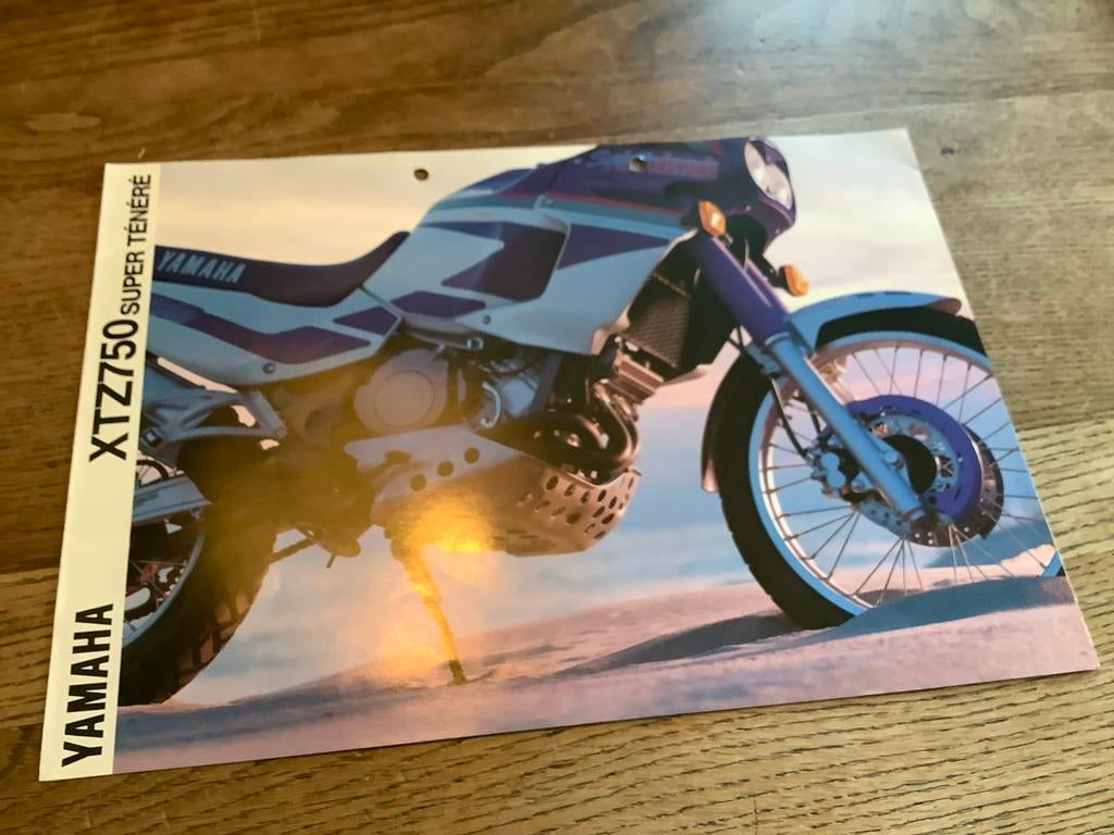 Yamaha XTZ750 Super Ténéré Brochure.    (Nr. 12), Motoren, Verzenden, Yamaha
