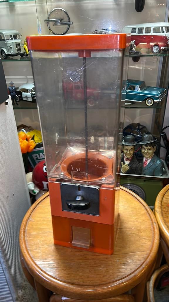 Kauwgombal automaat jaren 70/80 vintange automaatje mancave, Verzamelen, Automaten | Overige, Ophalen, Gebruikt