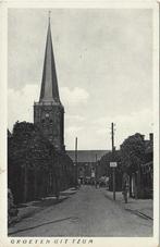 Tzum (Frl.) Tsjom, Groeten uit, Dorpsgezicht, Volk, gelopen, Ophalen of Verzenden, Voor 1920, Gelopen, Friesland