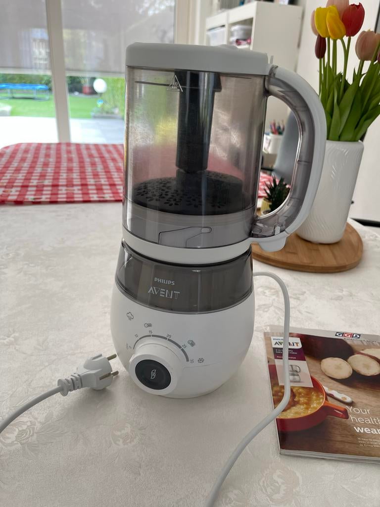 Avent Steamer & blender 4 in 1 (grijs), Ophalen of Verzenden, Gebruikt, Blender