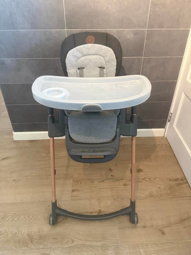 Maxi-Cosi Minla Kinderstoel - Grijs, Ophalen, Gebruikt, Meegroeistoel, Afneembaar eetblad