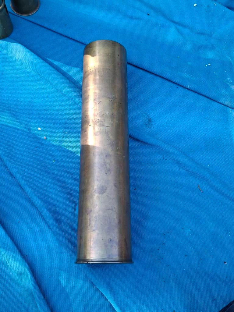 Franse huls 75DEC, Verzamelen, Militaria | Tweede Wereldoorlog, Ophalen of Verzenden, Landmacht, Overige gebieden, Hulzen of Bodemvondsten