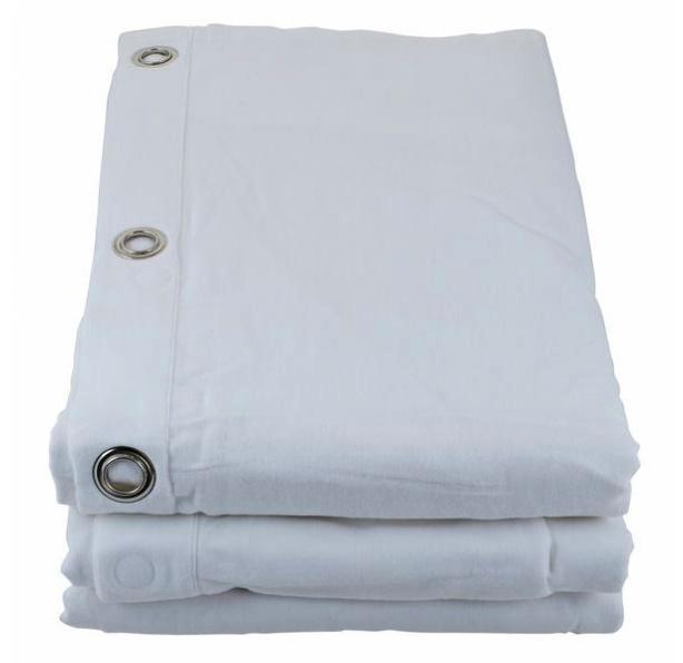 NIEUWE THEATERDOEK VLAMWEREND WIT 3M BREED, 4 M HOOG, Muziek en Instrumenten, Licht en Laser, Nieuw, Licht, Ophalen of Verzenden