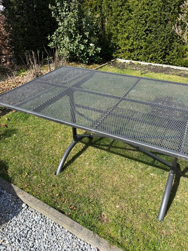 Tuintafel, Ophalen, Zo goed als nieuw, Rechthoekig, Metaal