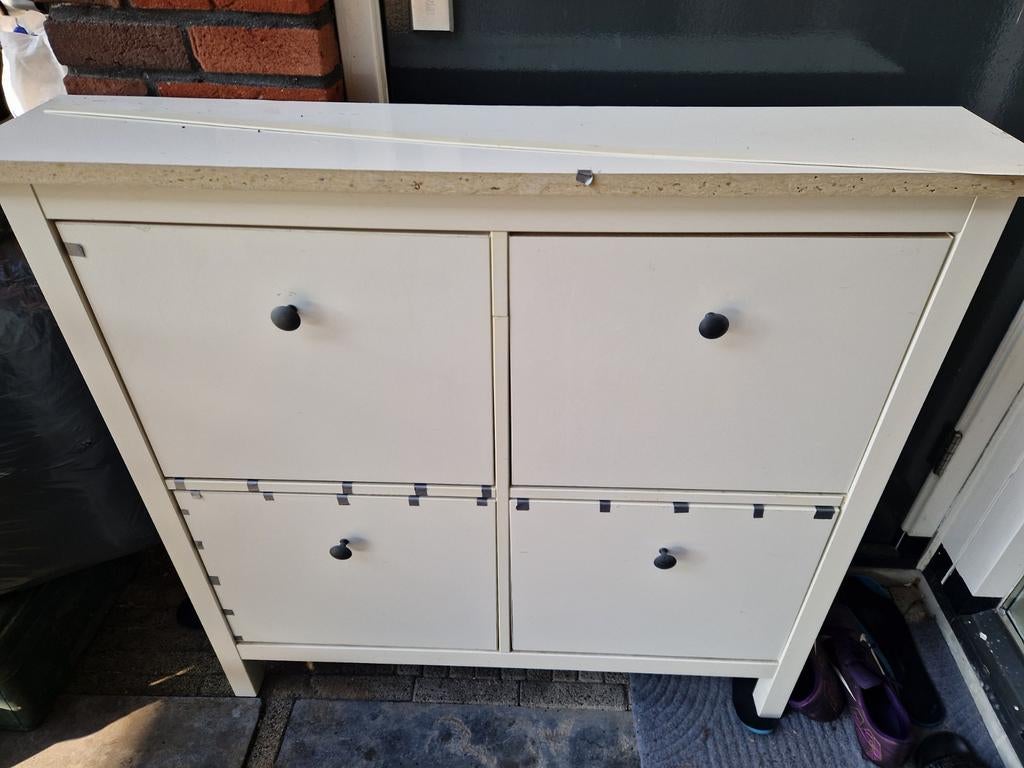 IKEA Hemnes Schoenenkast - Wit, Ophalen, Gebruikt, Scandinavisch, Modern