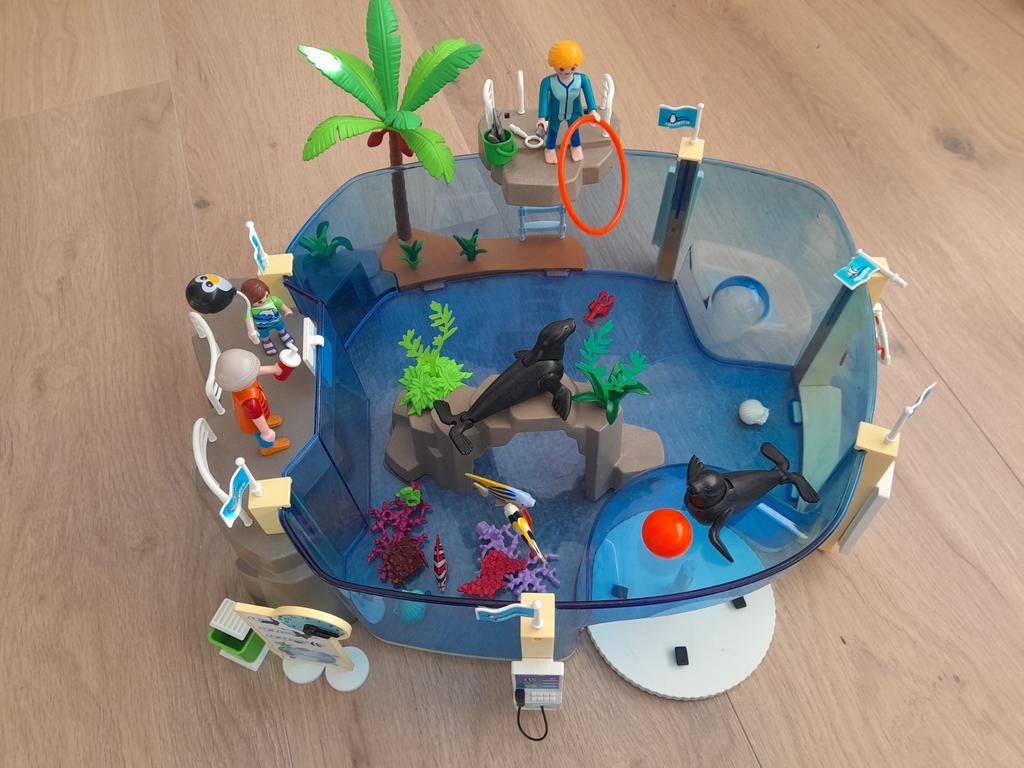 Playmobil 9060 Familie fun zee aquarium, Kinderen en Baby's, Speelgoed | Playmobil, Ophalen of Verzenden, Zo goed als nieuw, Complete set