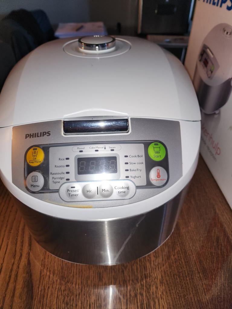 Philips Multicooker HD3037 - Zo goed als nieuw, Ophalen, Timer, Zo goed als nieuw