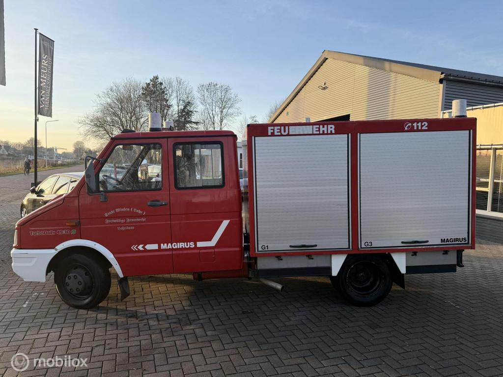 Iveco Daily 49.10 Orginele brandweer auto, 1996, Apk tot 12-, Auto's, Bestelauto's, Gebruikt, 4 cilinders, Iveco, 2800 kg