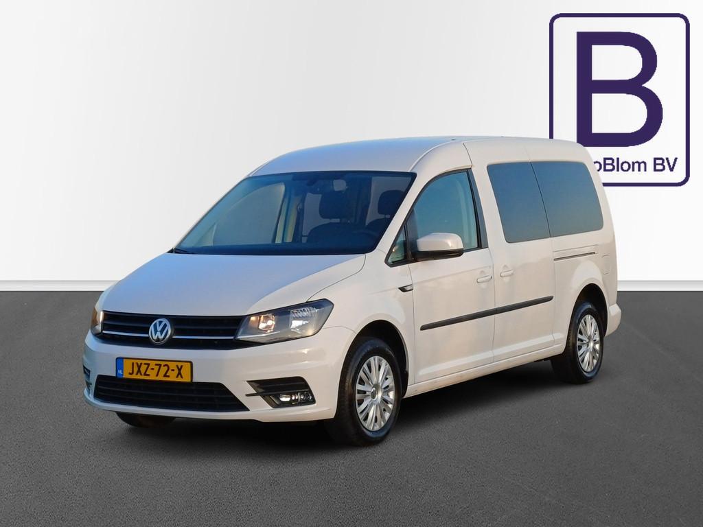 Volkswagen Caddy Maxi TSI Holiday 5p /Ideaal als Camper!/Air, Auto's, Voorwielaandrijving, Stof, Gebruikt, Euro 6