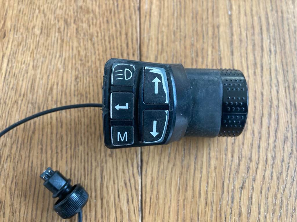 Sparta Ion bediening rechts met gashendel Trelock CU4, Fietsen en Brommers, Fietsonderdelen, Gebruikt, Overige typen, Kunststof