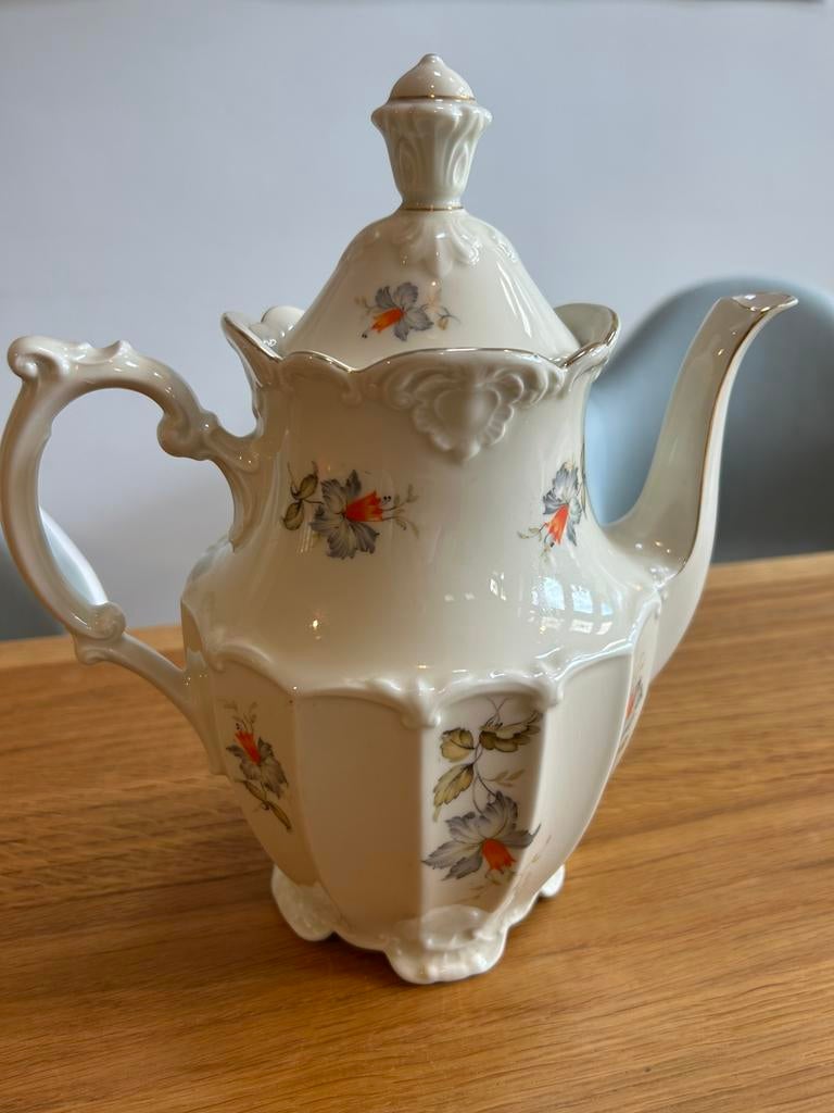 Mitterteich Bavaria porseleinen koffiekan (jaren ‘30), Ophalen of Verzenden