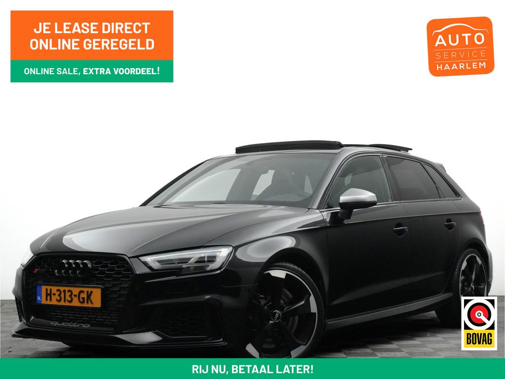 Audi RS3 Sportback 2.5 TFSI 550pk quattro Panoramadak, Carbo, Automaat, Gebruikt, RS3, Met garantie (alle)