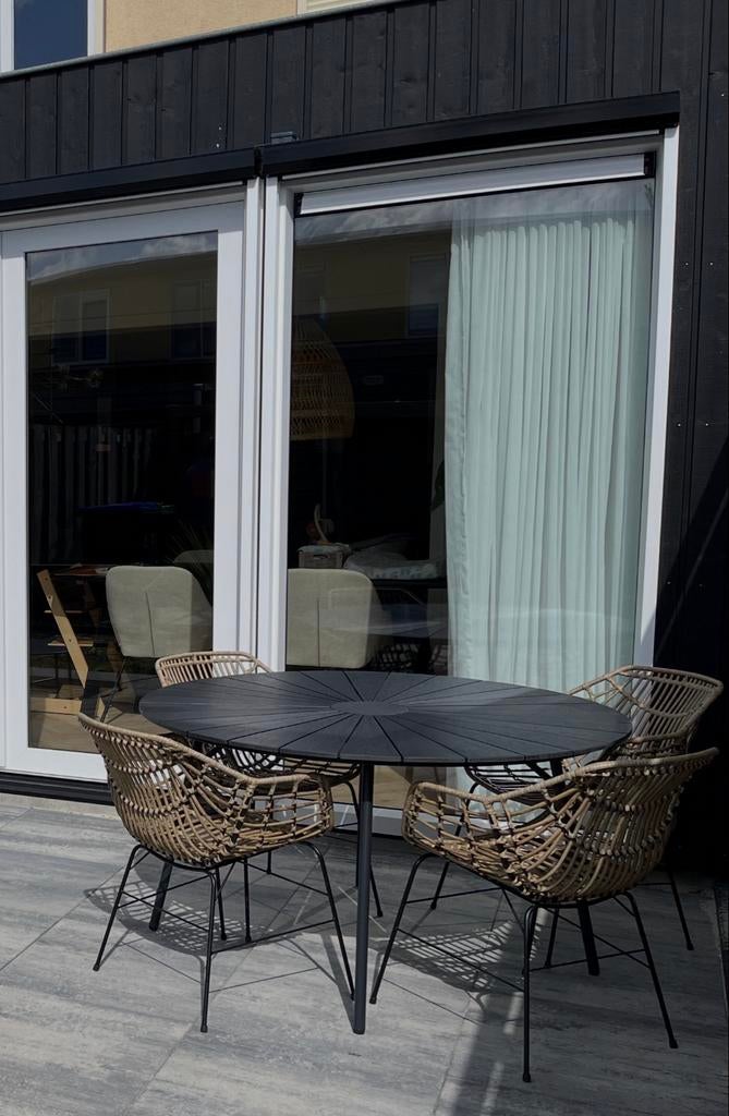 Tuinset Jysk, Ophalen, 4 zitplaatsen, Gebruikt, Eettafel