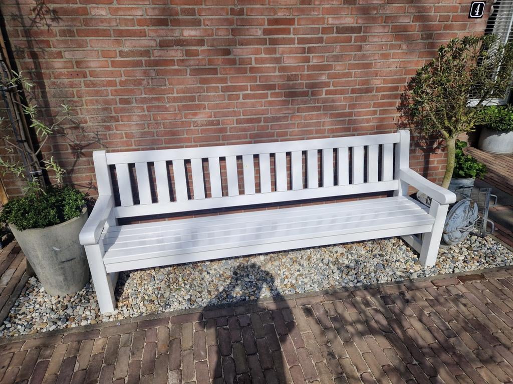 Houten parkbank., Tuin en Terras, Tuinbanken, Ophalen, Gebruikt, Hout