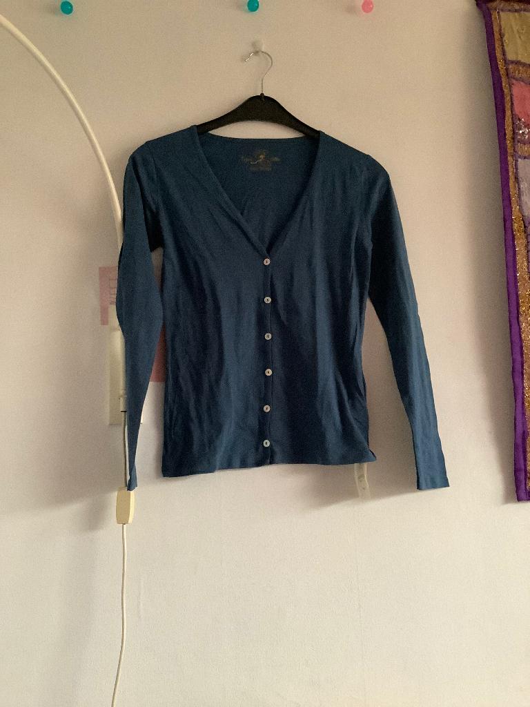 Biologisch 100% katoenen nieuwe vestjes Maat L € 25,00 p.st., Blauw, Maat 42/44 (L), Nieuw, Ophalen of Verzenden