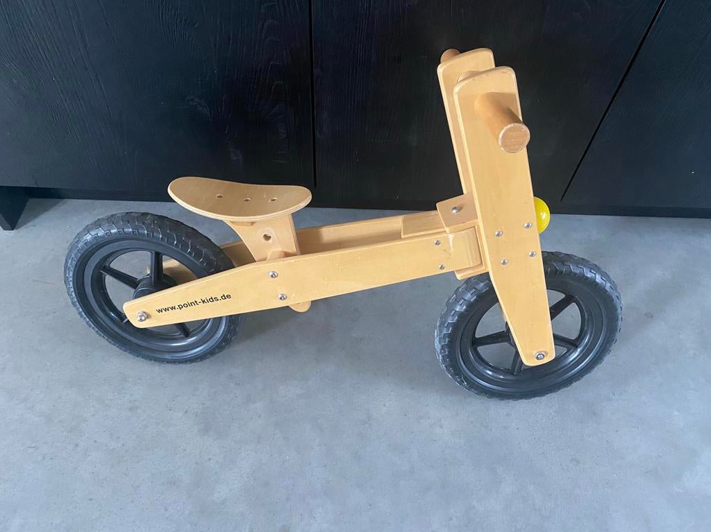 Houten loopfiest Point-kids, zgan, Ophalen of Verzenden, Zo goed als nieuw, Loopfiets