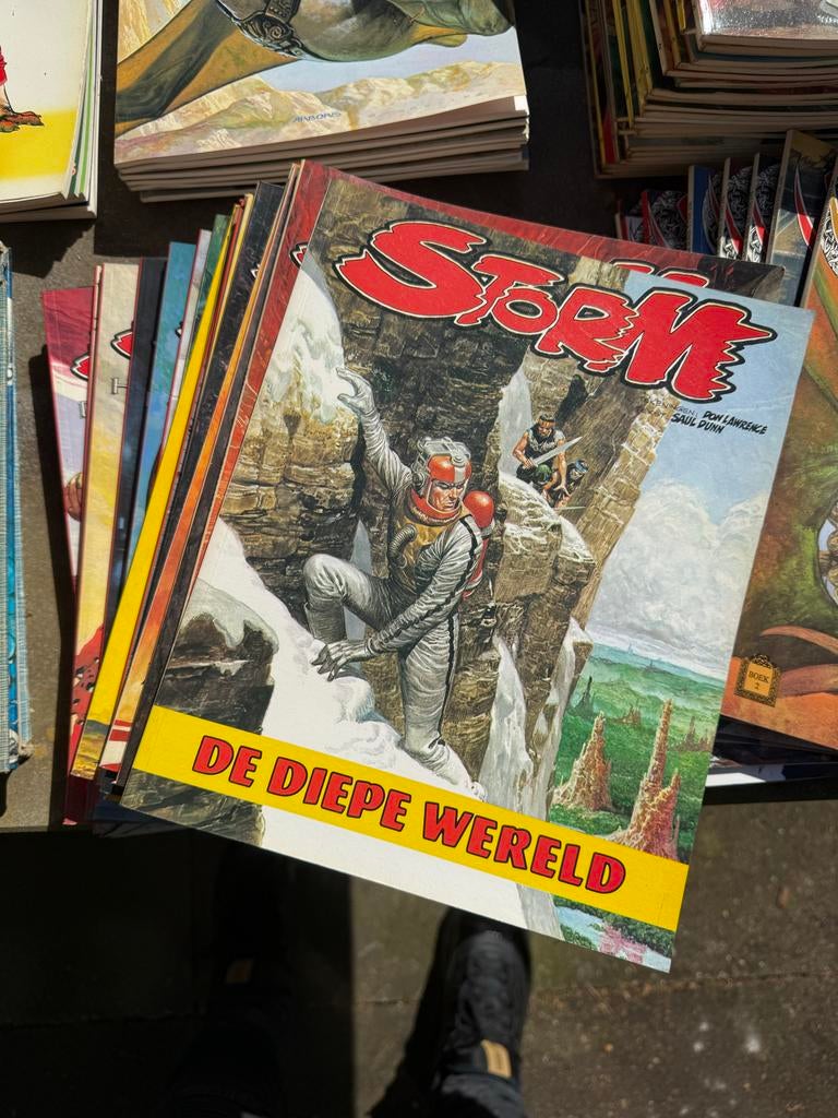 Diverse stripboeken: Storm, Slaine, Jerry Spring en meer, Boeken, Stripboeken, Meerdere stripboeken, Ophalen, Gelezen