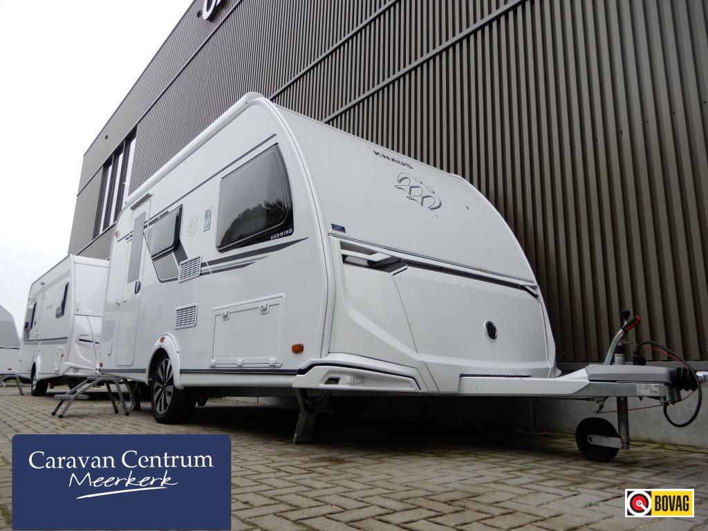 Knaus Sudwind 60 Years 420 QD + Thule luifel, Bedrijf, Treinzit, Tot en met 3, Schokbreker