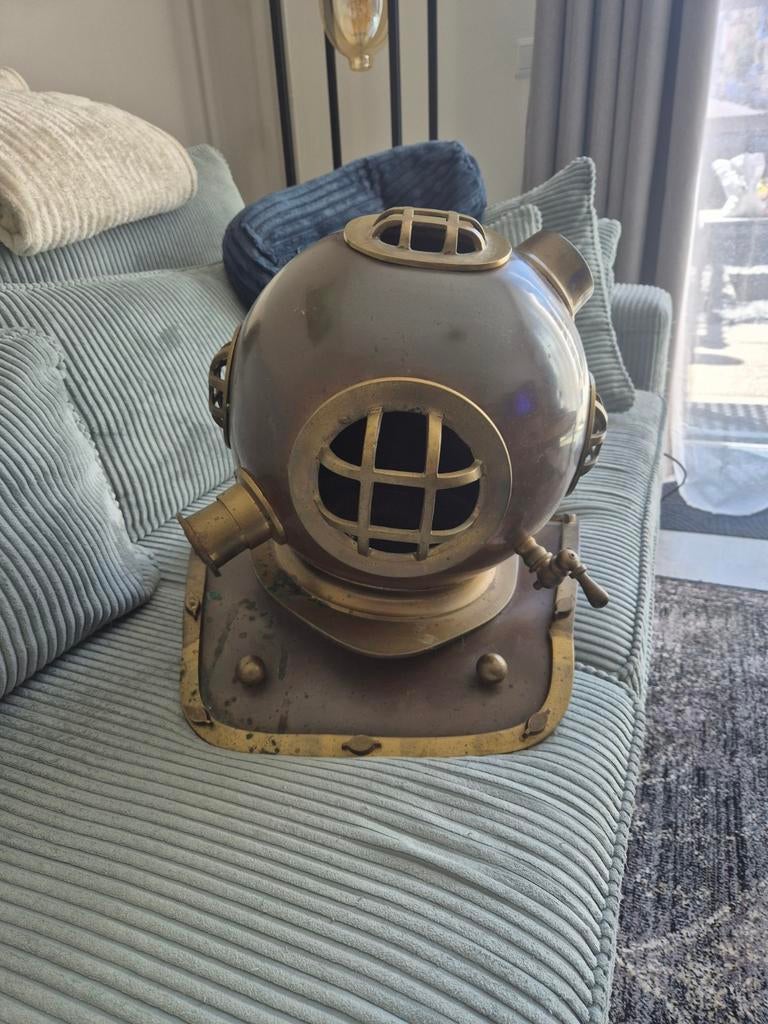 Decoratieve Duikhelm - Vintage Stijl, Ophalen of Verzenden