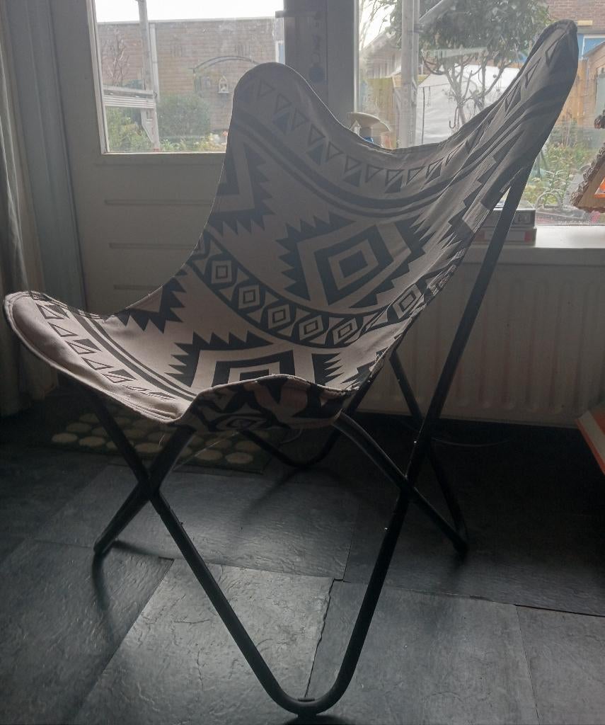 Vlinderstoel, Ophalen, Gebruikt, Minder dan 75 cm, Stof