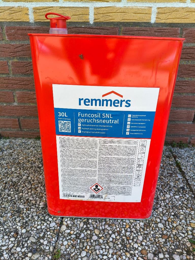 Impregneermiddel buitenmuur 28 liter Remmers transparant, Ophalen, Overige kleuren, Beits, Zo goed als nieuw