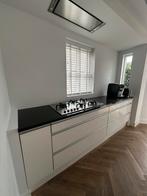 Complete keuken met spoeleiland, Ophalen, Wit, Overige typen, Graniet of Steen