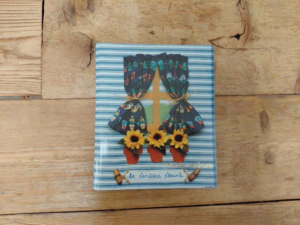 Poëzie album poeziealbum vintage notitieboekje scrapbook, Hobby en Vrije tijd, Ophalen of Verzenden