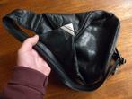 Zwart lederen rugtasje Bear design in goede staat!, Ophalen of Verzenden, Gebruikt, Overige merken, 30 tot 45 cm
