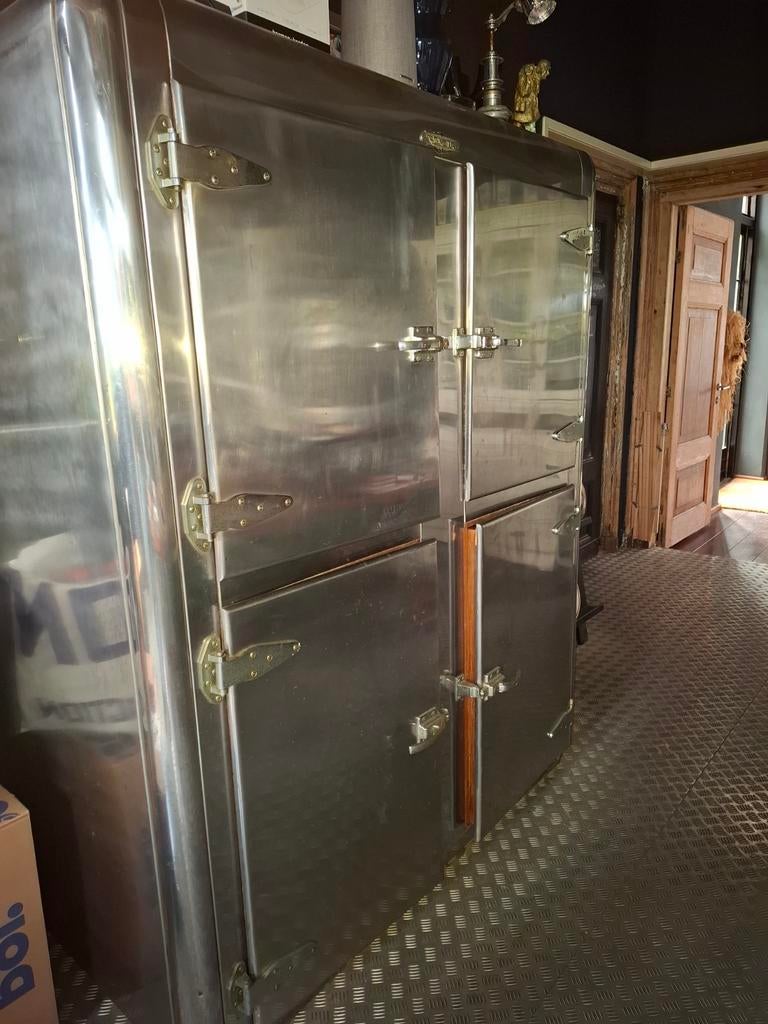 Vintage - koelkast - staal, Ophalen