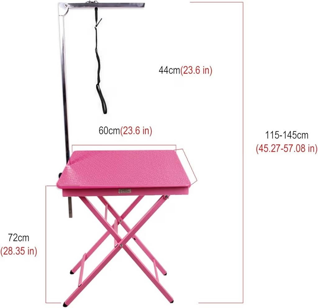 Hondentrim tafel roze inklapbaar, Ophalen of Verzenden, Nieuw