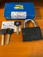 Mul-T-Lock Hangslot 13mm met 3 sleutels en codekaart, Ophalen of Verzenden, Gebruikt, IJzer, Slot