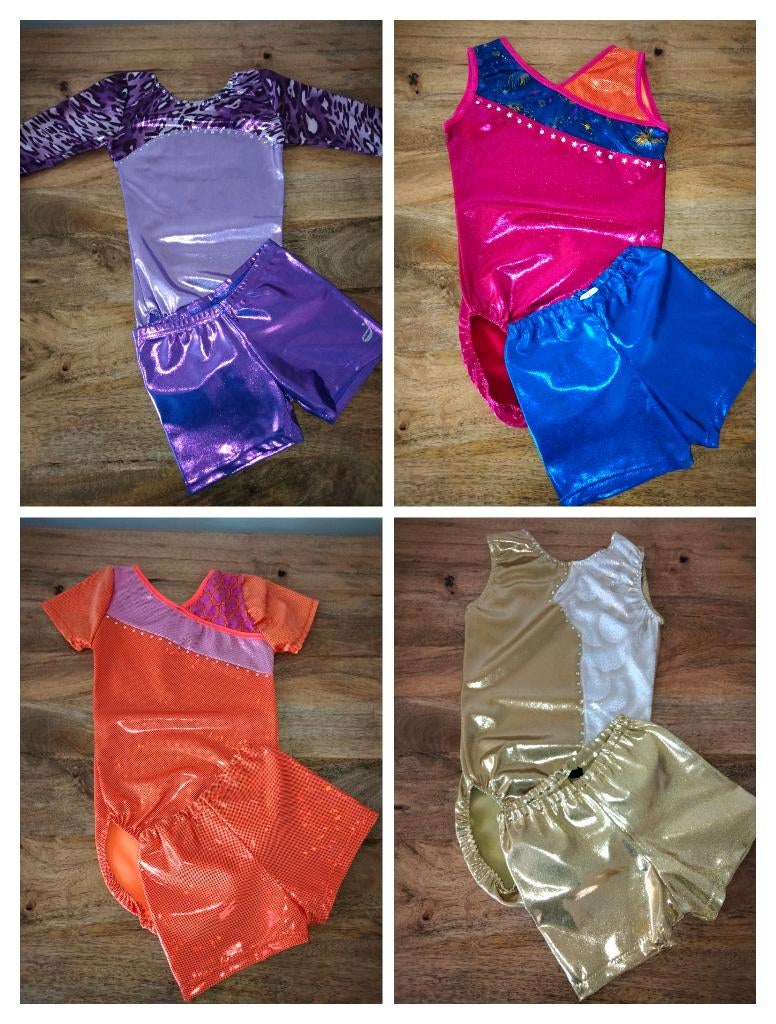 Diverse turnpakjes maat 158 nu 12,50 per setje, Kindermaat 146 t/m 176, Ophalen of Verzenden, Nieuw, Turnpak(je)