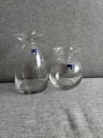 Set van 2 Leonardo glazen karaffen met bolle stop, Antiek en Kunst, Ophalen of Verzenden