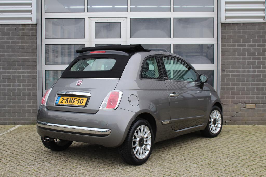 Fiat 500C 0.9 TwinAir Lounge / Airco / 15"LMV / N.A.P., Euro 5, 86 pk, Gebruikt, Leder en Stof