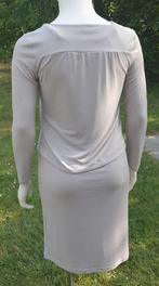 Stroke prachtige beige combi jurk vest mt M 38 40 S 36, Maat 38/40 (M), Verzenden, Beige, Zo goed als nieuw