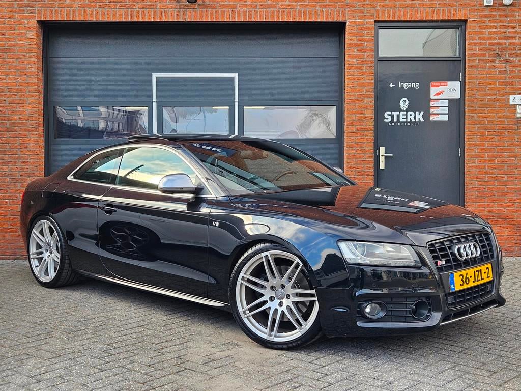 Audi A5 Coupé 4.2 FSI S5 quattro Pro Line Pano B&O ACC 20", Auto's, Audi, Automaat, Gebruikt, Zwart, Leder