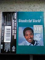 Cassette Sam Cooke - Wonderful world (the best of), Ophalen, 1 bandje, Zo goed als nieuw, Origineel