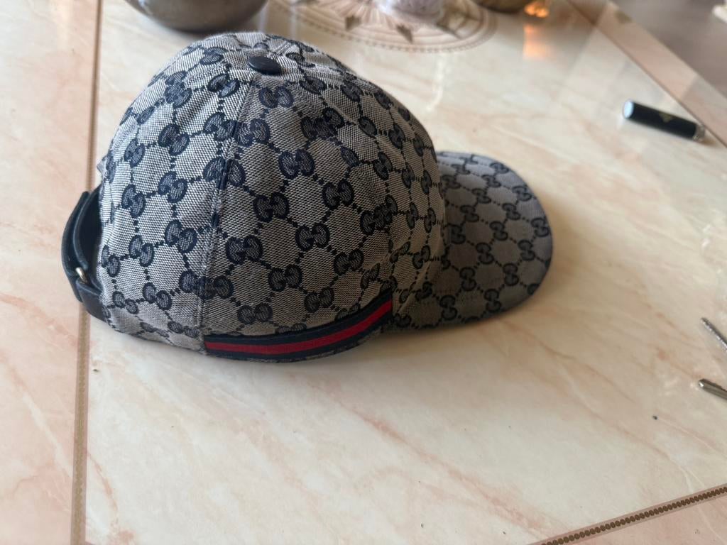 gucci pet xl, Kleding | Heren, Hoeden en Petten, Ophalen of Verzenden, Gedragen, 60 cm (XL, 7½ inch) of meer, Pet