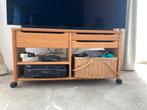 Houten Scandinavisch tv meubel Valhal gestoomd beukenhout, Ophalen, Gebruikt, Scandinavisch, 50 tot 100 cm