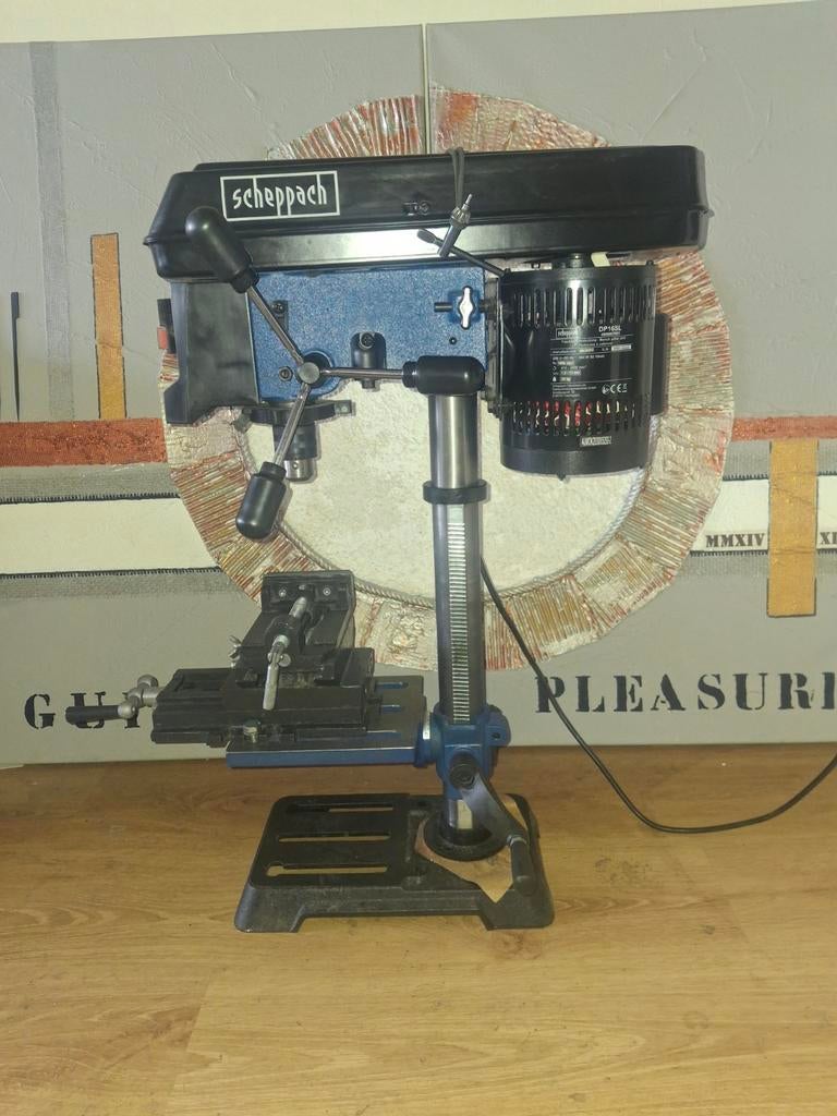 Scheppach Kolomboormachine - Zo goed als nieuw, Doe-het-zelf en Verbouw, Gereedschap | Boormachines, Ophalen of Verzenden, Zo goed als nieuw