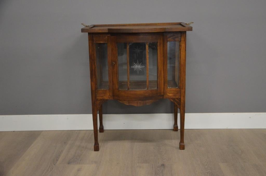 Eiken theekastje, Antiek en Kunst, Ophalen of Verzenden