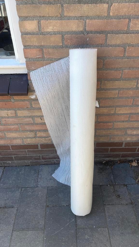 Glasvlies behang, Ophalen of Verzenden, Zo goed als nieuw, 15 m² of meer, Folie