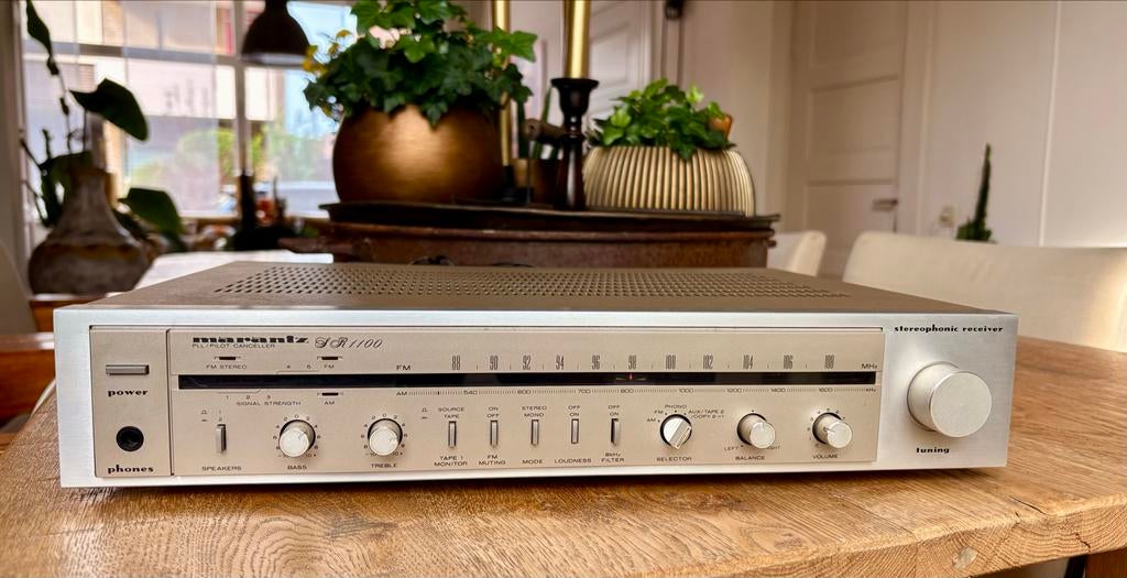 Marantz SR 1100 Stereo Receiver - Goed Onderhouden, Marantz, Gebruikt, Ophalen of Verzenden, Minder dan 60 watt