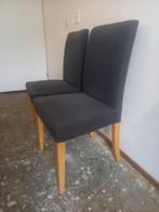 Eetkamerstoelen 4 stuks, Huis en Inrichting, Stoelen, Ophalen, Gebruikt, Vier, Stof