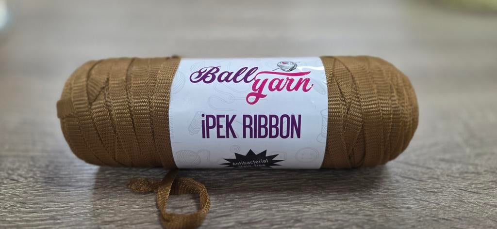 Ballyarn Zijde Lint - Antibacterieel & Vlekbestendig, Bruin, Nieuw, Ophalen of Verzenden, Minder dan 30 cm
