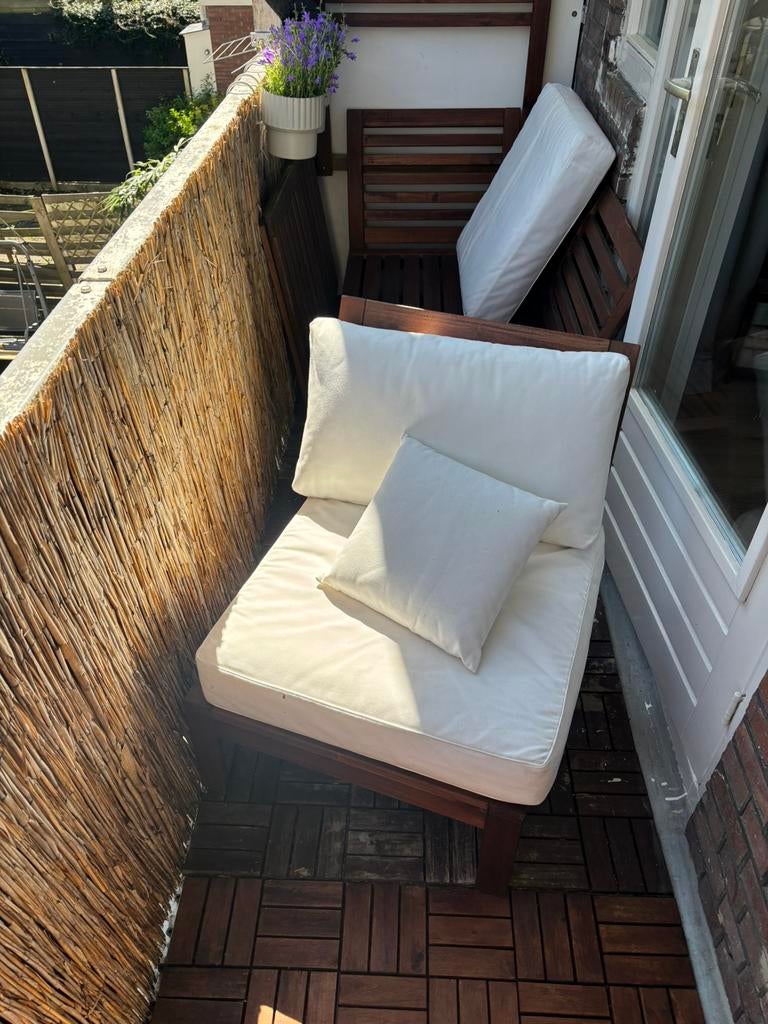 Ikea Applaro / äpplarö loungestoel met kussens, Ophalen, Zo goed als nieuw, Loungeset